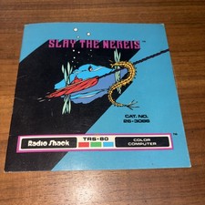 Radio Shack Tandy TRS-80 Slay The Nereis Program Manual Only picture