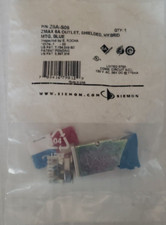 Qty 1 - SIEMON Z6A-S06 ZMAX HYBRID SHIELDED CAT 6A MODULAR JACK -  BLUE picture
