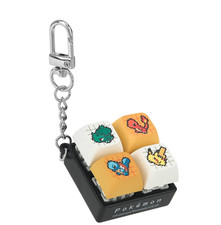Pokemon x CU Keycap Keychain Retro Pixel Art Korea Exclusive Authentic New picture