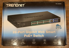 *NEW & UNUSED* TRENDnet 28-Port Gigabit Web Smart PoE+ Switch (TPE-5028WS) picture