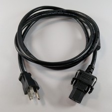 6-ft Longwell AC Power Cable, 10a 125v 121565-001, Locking Tabs picture
