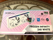 Thermalright Frozen Infinity 240 White 240mm ARGB AIO Liquid CPU Cooler LGA1700 picture