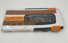 A4Tech Left Handed Ergonomic Black Wired Keyboard picture