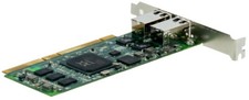NETWORK CARD QLOGIC QLA4052C DUAL PORT 1Gbps iSCSI PCI-X IS0710407-02 picture