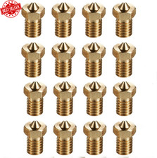 16 Pcs 0.4mm Brass Nozzles for E3D V5/V6 & ANYCUBIC I3 Mega 3D Printers picture