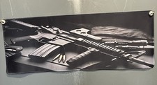Ar 15 Tactical Rifles Stitched Edges XXL Gaming Mouse Pad picture