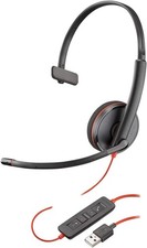 Plantronics Blackwire C3210 USB Wired Headset Noise Cancelling Mic 209744-101 picture