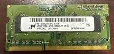 Micron 2 GB SO-DIMM 1600MHz DDR3 Memory (MT8JTF25664HZ-1G6M1) | Used picture