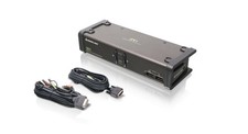 1 PC 2Port DVI KVMP Switch With Full Set Of Cables TAA Compliant GCS1102 picture
