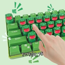 Creativity Little Frog Keyboard Peripherals Keyboard Cute Green 3D Keyboard Gift picture