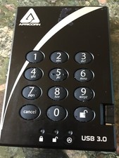 Apricorn Aegis Padlock A25-3PL256-1000 1 TB Hard drive. Encryption Ready picture