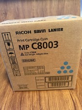 RICOH 842086 CYAN MP C8002 Print Cartridge NEW SEALED BOX picture