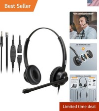 Ergonomic Office Headset with Superior Sound Quality & Quick Disconnect Feature picture