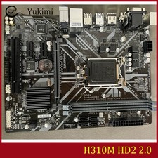 FOR GIGABYTE H310M HD2 2.0 DDR4*2 32GB HDMI VGA DVI-D Micro ATX Ｍotherboard Test picture