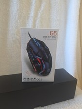 G5 RGB E-Sports Low Latency Gaming Mouse Wired Six Key Luminous for Computer picture