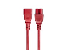Monoprice 14AWG Heavy-Duty Computer Extension Power Cable / Cord - 6ft - Red picture