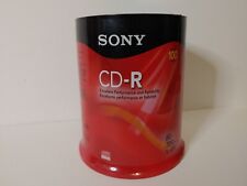 Sony CD-R 700MB Storage Media Discs 80 min Pack of 100 Blank CDs Factory Sealed picture