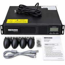 MinuteMan PRO750RT2U 750VA 525W Rackmount UPS Battery Backup 2U picture