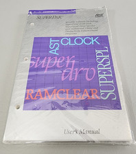AST SuperPak Software User's Computer Manual | NEW Old Stock | SEALED picture