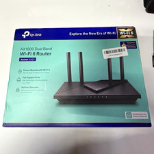 TP-LINK Archer AX21 AX1800 Wi-Fi 6 Dual-Band Router WPA3 4-Port Black picture