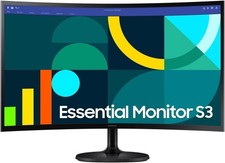 Samsung 27 in Essential S3 S36CG Series FHD 1800R Curved Monitor 100Hz Game picture