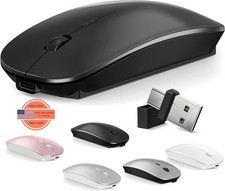 Ratón inalámbrico Bluetooth para MacBook, portátil, MacBook Air, Mac Pro, ratón picture