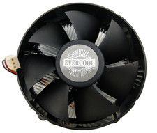 NEW Evercool Tool Free Cooling Fan: Intel PC Socket LGA775 3pin 95mm CPU Cooler picture