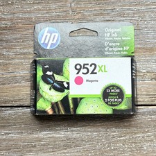 Genuine HP 952XL Magenta High Yield Ink Cartridge Sealed New - EXP 07/2021 picture