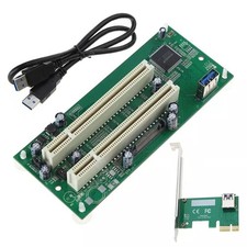 PCI-E to 2xPCI Adapter PCIE x1 to x16 PCI-Expansion Card  For Win2000/ Win2003 picture