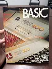 Atari BASIC 1979 Paperback Albrecht Finkel Brown Atari 400 800 Vintage picture