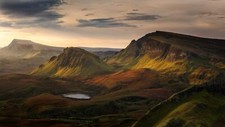 Landscape scotland mountains Custom Gaming Mat Desk picture
