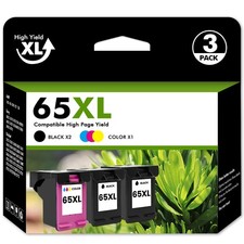 65XL 65 Ink Cartridges For HP ENVY 5010 5052 5055 Deskjet 2600 2652 3755 Printer picture