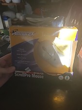 Memorex ScrollPro Mouse PS/2 Right or Left Handed 3 Button Scroll Wheel Open Box picture