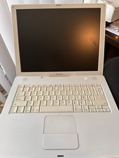 Vintage Rare Apple 2005 iBookG4 laptop Needs New Battery And Charging Cable  picture