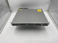 Cisco Catalyst 3850 WS-C3850-48F-S 48-Port PoE+ Network Switch w/C3850-NM-2-10G picture