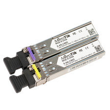 MikroTik S-4554LC80D Pair of SFP 1.25G module for 80km links picture