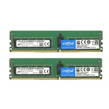 Crucial 16GB (2X8GB) DDR4 2133MHz PC4-17000 1RX4 ECC Registered Server RDIMM Ram picture