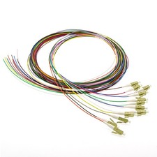 10 Pack of 12-Pack 3m LC/UPC OM3 Multimode Multicolor Pigtail picture