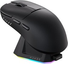 ATTACK SHARK x Ajazz AJ159P Gaming Mouse with Magnetic RGB Charging Dock,2.4G... picture