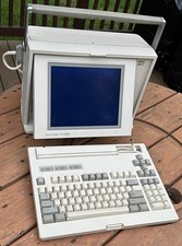 Vintage 1987 NEC Powermate Portable Computer APC IV APC-H702 & External Floppy picture