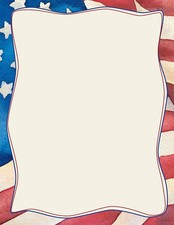 Letterhead Patriotic 80 Count 8.5 x11 Great Papers 2014235 8.5x11 picture