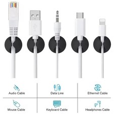 50Pcs Adhesive Cable Clips Cord Organizer Wire Management for Car Office picture