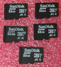 PACK of 5 SanDisk EDGE 32GB microSDHC, Class10, U1, A1, UHS-I Memory Card picture