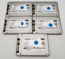 LOT OF 5 | Crucial SSDs | 500GB | SATA 3 | 2.5