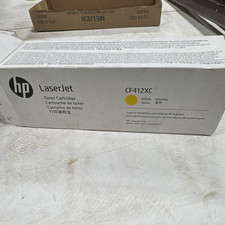 HP Genuine LaserJet Toner Cartridges CF412XC Yellow & CF380XD Black picture
