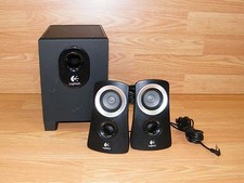 Genuine Logitech Z313 (S-00093) Black Wired Speaker System With Subwoofer *READ* picture