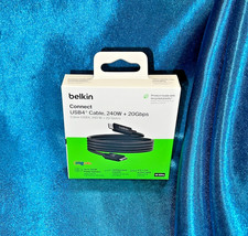 Belkin 4FT Connect USB4 Cable – 240W + 20Gbps - INZ004tt1.2MBK picture