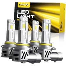 9005 9006 Bulbs Combo, 800% Highly Bright 6500K Cool Real 1:1 9005+9006 White picture