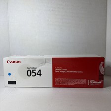 Canon 054 Cyan Blue Toner Cartridge Genuine Original NEW LBP620C Ugly Box picture