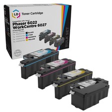 LD Compatible Set of 4 Toners for Xerox WorkCentre 6027 6025 Phaser 6022 6020 picture